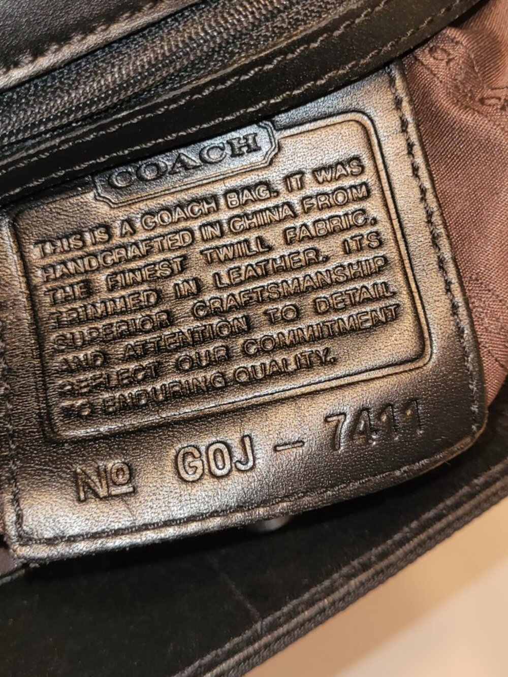 COACH Mercer Nylon Twill Tote - Picture 12 of 12